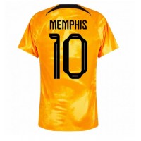 Nizozemska Memphis Depay #10 Domaci Dres SP 2022 Kratak Rukav
